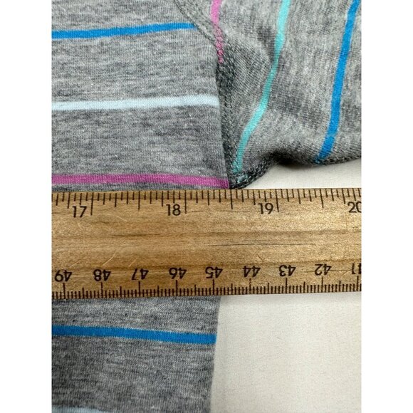 Lululemon Mens Short Sleeve Striped Vneck Shirt sz Sm See Description - Picture 5 of 6